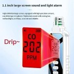 Mood Pie 2PCS Carbon Monoxide Detectors for Travel, Portable Mini CO Detector with Alarm Powered by Battery, Air Quality Carbon Monoxide Monitor with Lanyard for Home Basement Trip Camp RV Vehicle