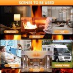 Carbon Monoxide Detectors, 4 in 1 Protectmeter Natural, Propane, Methane Portable Traval Gas Leak Detector, Carbon Monoxide Detectors Plug in, Temperature & Humidity Detectors, Digital LCD