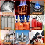 Carbon Monoxide Detectors, 4 in 1 Protectmeter Natural, Propane, Methane Portable Traval Gas Leak Detector, Carbon Monoxide Detectors Plug in, Temperature & Humidity Detectors, Digital LCD