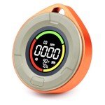 Pildegro 3-in-1 Portable Carbon Monoxide Detector, Professional Rechargeable Real-Time Travel CO Monitor 120HR Standby, Premium Reliable CO Detector with Loud Alarm for Air Safety (Orange/Passion)
