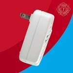 FIRST ALERT Plug-In Carbon Monoxide Detector, 3 Count (Pack of 1), CO600 , White, 6.75 x 6.9 x 9 inches