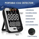 Portable CO2 Detector, AP-531G Portable CO2 Detector 3 in 1 Indoor Air Quality Monitor with Tempe(℃/℉), Alarm and Humidity Sensor Air Analyzer for Grow Tents, Wine Cellars, Homes,Office, School