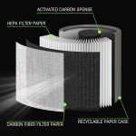 Personal Air Filter, Air Filter to Eliminates Odor, Eco Friendly Air Filter Lasts up to 5000+ Uses, Protects from Friends Family, Suitable for Office Home Car, Grey