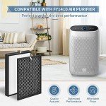 Zouhwaso FY1410 Replacement Filter Set Compatible with Philips 1000 1000i Series Air Pur-ifier Model FY1410 FY1413 AC1215/1213/1212/1216, 1x FY1413/40 Acti-vated Car-bon and 1x FY1410/40 HEPA Filter