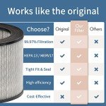 2801 Replacement Filter Compatible with Bissell MYair 2780A Air Pur-ifier Model 2801, 2780, 2780A, 2780B, 2780P, 27809 True HEPA Filter Replacement with car-bon and Pre-filter Part# 2801, Pack of 4