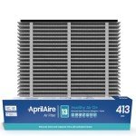 AprilAire 413CBN Replacement Filter for AprilAire Whole House Air Purifiers - MERV 13 with Carbon, Healthy Home Allergy + Odor Reduction, 16x25x4 Air Filter (Pack of 1)