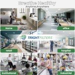 TRIGHTFILTERS 12x12x1 Air Filter 6 Pack, Durable MERV 8 Pleated Home HVAC AC Furnace Filters, Lightweight Compact Air Conditioner Filter Replacement