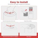 JF100 replacement filter Compatible with jafanda air purifier filter,h13 hepa filter replacement and Activated Carbon Filtration System 2 Pack