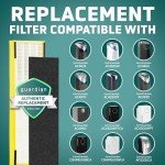 GermGuardian Filter B HEPA Pure Genuine Air Purifier Replacement Filter, Removes 99.97% of Pollutants for AC4825, AC4300, AC4900, AC4825DLX, AC4850, CDAP4500, AP2200, Black/Yellow, FLT4825