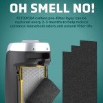 GermGuardian Filter B HEPA Pure Genuine Air Purifier Replacement Filter, Removes 99.97% of Pollutants for AC4825, AC4300, AC4900, AC4825DLX, AC4850, CDAP4500, AP2200, Black/Yellow, FLT4825