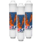 Omnipure in-line T-33 Chlorine Taste and Odor Filter CL10RO, 3-Pack