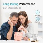 AQUA CREST Water Filter Replacement for All Waterdrop Pitcher and Dispenser Filtration System, Fits Waterdrop WD-PF-01A Plus, Reduces PFAS, PFOA/PFOS, Chlorine, Last Up to 200 Gallons (Pack of 2)