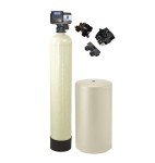 AFWFilters Iron Pro 2 Combination Water Softener Iron Filter Fleck 5600SXT Digital Metered Valve 64,000 Grain - High Flow for Whole House Use - Removes Hardness, Iron, Manganese, Sediment, Rust
