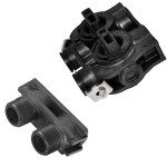 AFWFilters Iron Pro 2 Combination Water Softener Iron Filter Fleck 5600SXT Digital Metered Valve 64,000 Grain - High Flow for Whole House Use - Removes Hardness, Iron, Manganese, Sediment, Rust