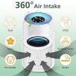 AP100-A/B Replacement Filter Compatible with AromaRoom AP100-A / AP100-B Air Purifi-er, 3-IN-1 H13 True HEPA and Activated Carbon Filter, Perfect Fit and Long Life for AP100-A/B, 2 Pack, White