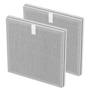 2 Pack 3-in-1 H13 True HEPA Replacement Filter Compatible with Pure Enrichment PureZone Air Purifier Part No. PEAIRPLG
