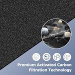 Improvedhand FLT4825 HEPA Filter B Replacement Compatible with G-Guardian Air Purifiers AC4825 AC4825E AC4300 AC4800 AC4900 AC4850,4 True HEPA Filters+8 Carbon Pre-Filters