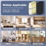 Improvedhand FLT4825 HEPA Filter B Replacement Compatible with G-Guardian Air Purifiers AC4825 AC4825E AC4300 AC4800 AC4900 AC4850,4 True HEPA Filters+8 Carbon Pre-Filters