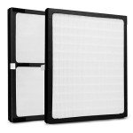 2 Pack Replacement Filters - D for Idylis - IAF-H-100D - Air Purifier AC-2118, AC-2123, IAP-10-280, 1AP10280, Includes 2 x Idylis Hepa and 4 x Carbon Pre-Filters
