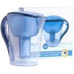 PRO OUTDOOR Purified Clean Crystal-Clear Water Filter Pitcher: Experience Enhanced Extraordinary Refreshing Hydration, Enjoying Convenience, Efficient and Quality You Deserve (Blue - 3.8 LTS)