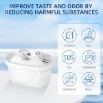 Water Filter Replacement for Mavea filters 3 pack,Compatible With Brita Mavea 1001122 Maxtra and LEVOIT Pitcher