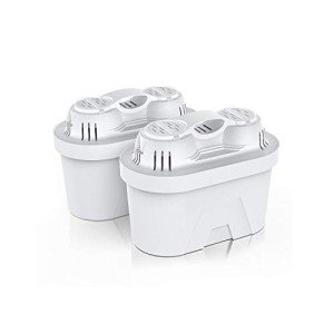 FRIZZLIFE FPT01 Replacement Water Filter Cartridge Set for FP40 Water Filter Pitcher, For T900 & TF900 Instant Hot Water Dispenser Filter Systems (2 Pack)