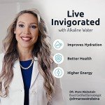 Invigorated Alkaline Water Machine - Countertop Filter Dispenser for Home/Office - 300 Gallon Capacity - 3 pH001 Filters - 3.3 gal