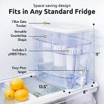 Invigorated Alkaline Water Machine - Countertop Filter Dispenser for Home/Office - 300 Gallon Capacity - 3 pH001 Filters - 3.3 gal