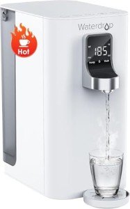 Waterdrop K19H Countertop Reverse Osmosis System, Instant Hot Water Dispenser, Reverse Osmosis Water Filter Countertop, 3:1 Pure to Drain, 4 Temperature Options, 4 Stage, No Installation