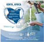 Waterdrop D6 Reverse Osmosis Water Filter, 600 GPD Under Sink Reverse Osmosis System, Reduce PFAS, 2:1 Pure to Drain, Tankless RO Water Filter System, Smart LED Faucet, Easy Installation