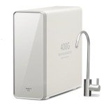 TOKIT Reverse Osmosis Water Filter, U1 Alkaline Mineral Under Sink Water Filter System, 400GPD Tankless RO Filtration with Faucet, NSF/ANSI 58, 2:1 Pure to Drain, Reduce TDS