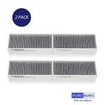 PUREBURG Replacement Filters Compatible with Blueair Cabin P1/P2i/P2iD Car Air Purifier,2-Pack High-efficiency HEPA + Activated Carbon Air Clean Dust VOs