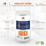 Aquaboon 5 Micron Water Filter 10 x 4.5 inch - String Wound Water Filter for Whole House System - Compatible with 84637, WPX5BB97P, PC10, 355214-45, 355215-45, WP10BB97P, WP5BB97P (4 Pack)
