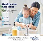 Membrane Solutions 20 Micron Sediment Water Filter Replacement Polypropylene Cartridge 10"x 2.5" for Whole House RO System, Compatible with Aqua-Pure AP110, GE FXUSC, WHKF-GD05, Culligan P5-6 Pack