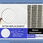 PUREBURG Replacement Filters Compatible with Blueair Cabin P1/P2i/P2iD Car Air Purifier,2-Pack High-efficiency HEPA + Activated Carbon Air Clean Dust VOs