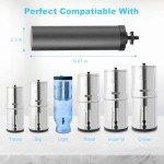 airkitrep Water Filter Replacement for Berkey, Black Purification Elements, Activated Carbon Filters, Compatible with Berkey Gravity Water Filter System, Pack of 2