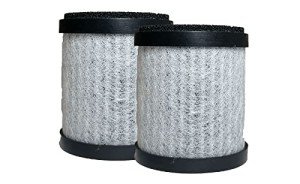 Nispira Filter Replacement For CALODY E-L2 Easycare CleanLight KeySmart Portable Car Air Purifier 3-in-1 HEPA Activated Carbon, 2 Packs