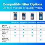 Filtrete 3WH-STDCW-F02 Water Filter Housings, 2 Count (Pack of 1), Gray