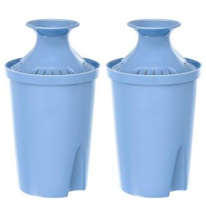 2-Pack Elite Water Filter Replacements for Brita Water Pitchers and Dispensers, Reduce Chlorine, Lead, Bad Taste & Odor, Lasts 6-Month