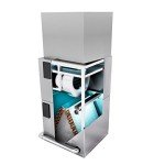 Pure UV Whole House PCO UV-C Light system with Activated Carbon filter with magnet for HVAC Ac air conditioning coil. 16.75" long