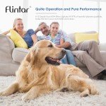 Flintar Vital 200S Pet Allergy Replacement Filter, Compatible with LEVOIT Vital 200S Air Purifier, H13 True HEPA + Activated Carbon Replacement filter, Part # Vital 200S-RF-PA, 1-Pack