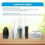 DerBlue 4 pcs True HEPA Filter Compatible with Holmes AER1 Filter, Replacement Parts # HAPF300AH-U4R, HAP242-NUC