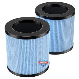 POMORON OFFICIAL MJ002H Replacement Filter, 4-Stage Filtration, High Efficiency HEPA Filter, Activated Carbon, Multi-Layer Filter, FOR MODEL MJ002H Air Purifier, MJ002H-RF(2 Pack)