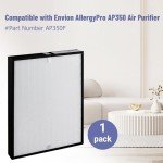 Popurure AP350 Replacement Filter for Envion Allergy Pro AP350 Air Purifier, True HEPA(H13) Replaces Part Number AP350F, 1-Pack