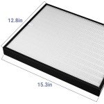 Popurure AP350 Replacement Filter for Envion Allergy Pro AP350 Air Purifier, True HEPA(H13) Replaces Part Number AP350F, 1-Pack