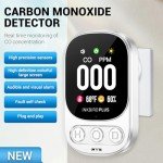 Carbon Monoxide Alarm INKBIRDPLUS HD08 Carbon Monoxide Detector with Alarm, 3-in-1 Gas Quality Monitor CO Temperature Humidity Meter, CO Gas Monitor Home Hotel Trip Camp RV