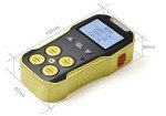 USA NIST Calibrated 4 Gas Monitor by Forensics | O2, CO, H2S, LEL | USB Recharge |