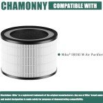 CHAMONNY MAF-02 Filter Replacement, Compatible with Miko IBUKI M Air Purifier MAF-02/970 Sqft, 3-in-1 H13 True HEPA Filter and Activated Carbon Filter, 2 Pack