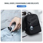 3-1 Carbon Monoxide Detector Portable Mini Air Quality Monitor with Lanyard Smoke Alarm CO Gas Meter Temperature Humidity Sensor Built-in 1000mAh Battery, Indoor/Outdoor (Black)