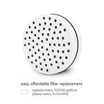 VivaSpring filtered shower Replacement Cartridge FF-15 | for softer skin and hair | 6 month filter | certified filtration | for use with VivaSpring shower filters